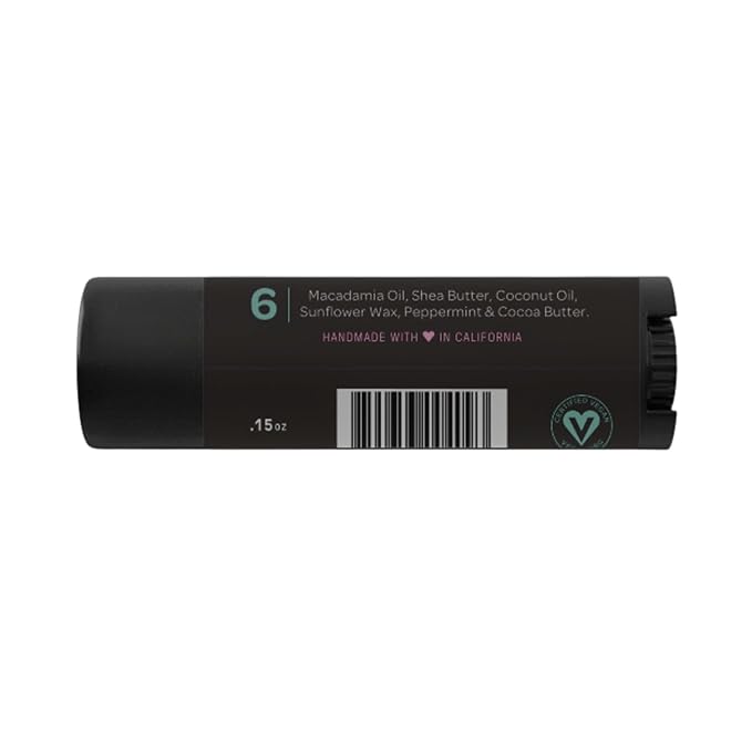 Natural Lip Butter Lip Balm - Mint - Pure Enough to Eat - Made With Just 6 Vegan Ingredients - Moisturizing Lip Care for All Day Hydration (4-Pack)-VivaGrace Women