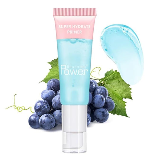 AKARY Gel-Based & Hydrating Face Primer For Smoothing Skin & Gripping Makeup with Vitamin C, Vitamin E, Retinol, Long-Wear Foundation Face Primer for Oil Control, Even Fine Lines, 0.81 Fl Oz, 04 Grape-VivaGrace Women