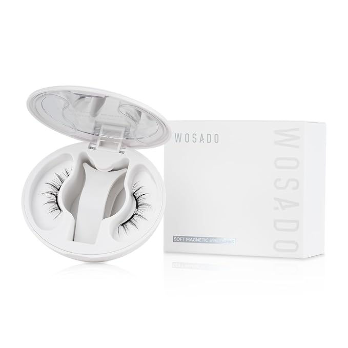 Soft Magnetic Eyelashes Kit with Applicator, No.14 Frost Black, Reusable Glue-free Wispy Magnetic Lashes, Cruelty-free False Lashes, Waterproof, Lightweight, Suit for Heavy Makeup-VivaGrace Women