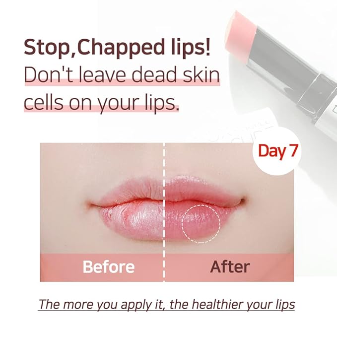 NATURAL SHINE NS BEAUTY Lux Triple Lip CURE Glossy Balm HERA (Pink Red) | Chapstick Hydration and Exfoliator | Overnight Lip Treatment Care Deep Nourishing for Dry Cracked Chapped Lips (0.17oz)-VivaGrace Women