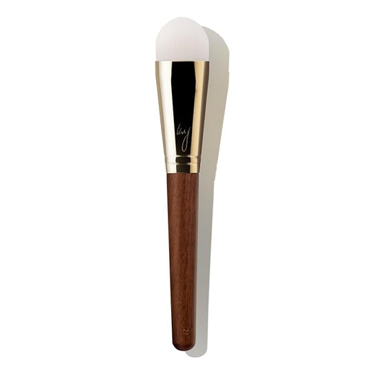 [SOO ADOR] BY MAENG #21 Foundation Brush - Lightweight and Skin-Friendly Tool for Flawless Base Makeup | Created by K-Pop Makeup Artist Maeng | Makeup Brush Base Brush-VivaGrace Women