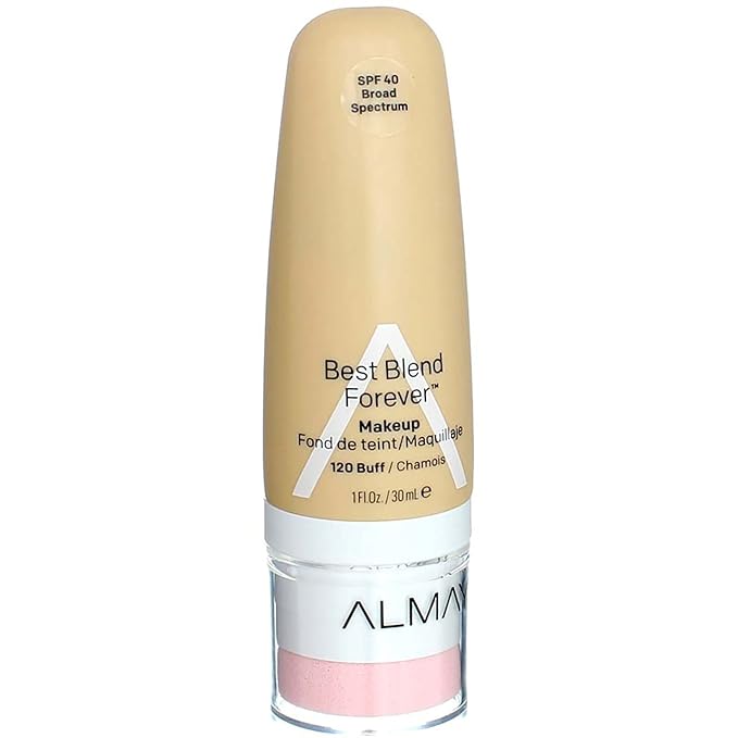 Almay Best Blend Forever Foundation, Buff, 1 fl. oz., SPF 40 Broad Spectrum-VivaGrace Women
