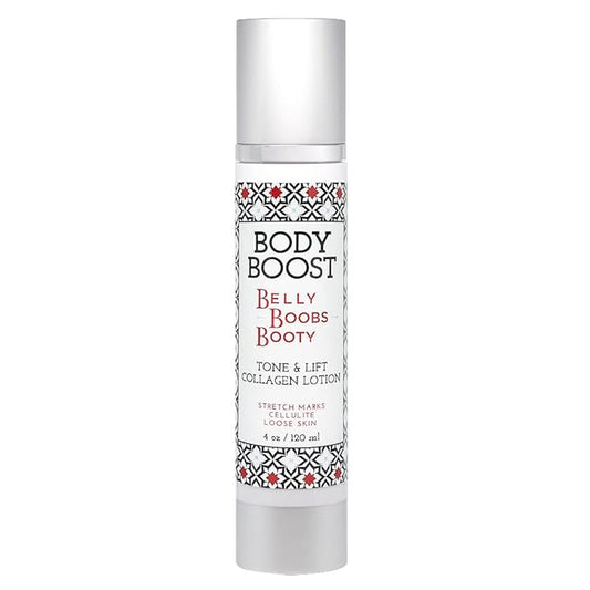 Body Boost NYC Tone and Lift Collagen Lotion- Strengthen and Firm Loose Skin and Stretch Marks- Pregnancy Safe-VivaGrace Women