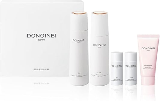 Donginbi Red Ginseng Moisturizing & Firming Set EX, Anti-Aging Korean Skin Care, Routine Kits for Smooth, Radiant Skin-VivaGrace Women