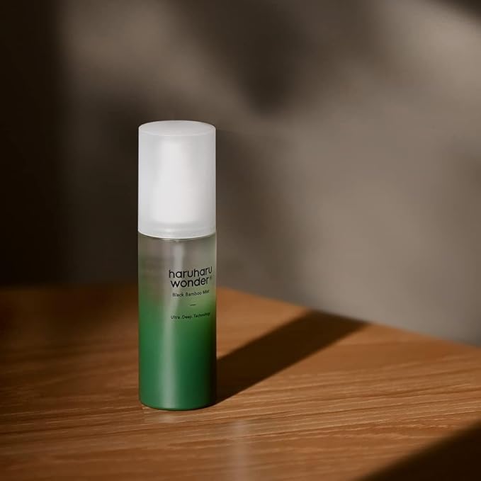 haruharu Wonder Black Bamboo Mist, 2.7 fl.oz. Hydrating and Firming Skin, Black Rice, Panax Ginseng for Clean and Smooth Skin Surface, Korean Skincare, Vegan, Cruelty Free-VivaGrace Women