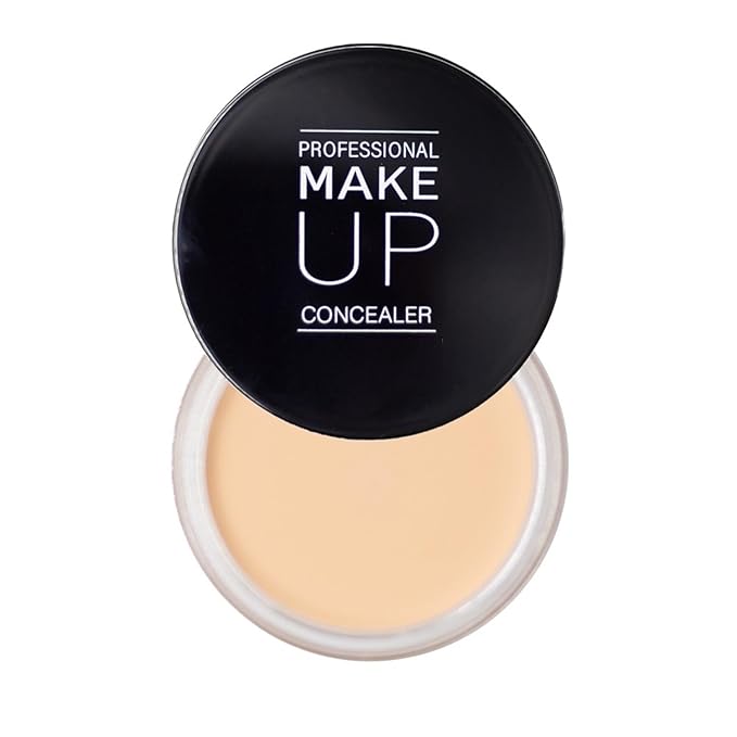 7 Color Solid Concealer Full Coverage Correcting Cream Concealer Waterproof Long-lasting Under Eye Concealer for Dark Circles Color Corrector Pro Concealer (Color 02)-VivaGrace Women