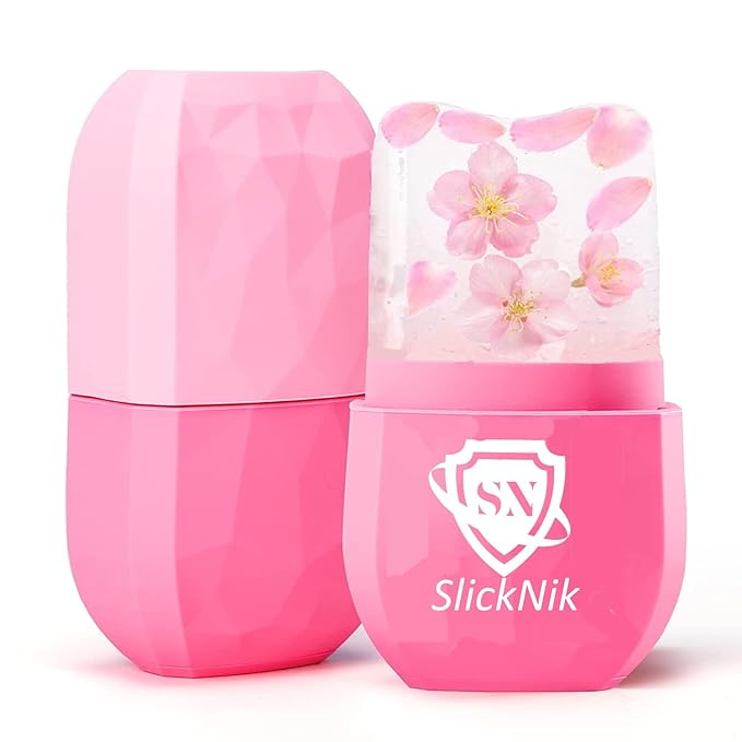 Ice Roller for Face & Eye Puffiness Relief - Enhance Your Natural Glow with Face Ice Roller, Ice Mold for Face with New Leak-Proof Design, Reusable Ice Face Roller-Gift for Women-VivaGrace Women