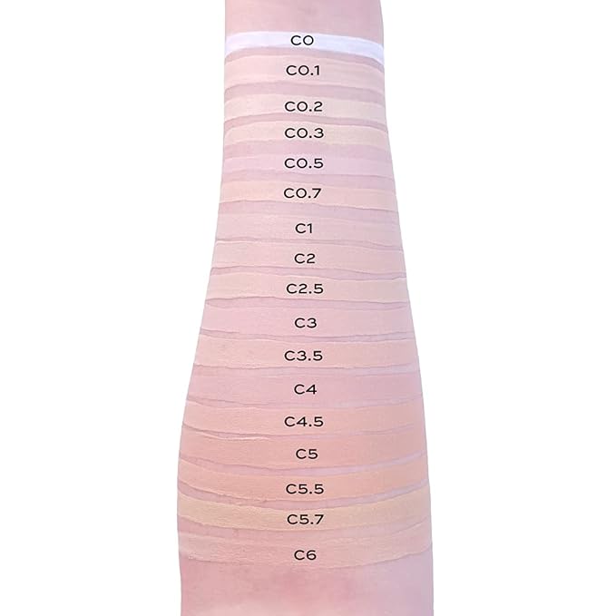 Makeup Revolution Conceal & Define Concealer, Full Coverage Makeup Concealer, Matte Finish & Long Wear, For Fair Skin Tones, Vegan, C5, 4ml-VivaGrace Women