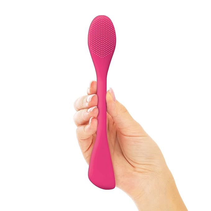 Facial Skin Scrubber Set – Removes Dirt, Opens Pores, Exfoliates Skin, Wall Suction Back-VivaGrace Women