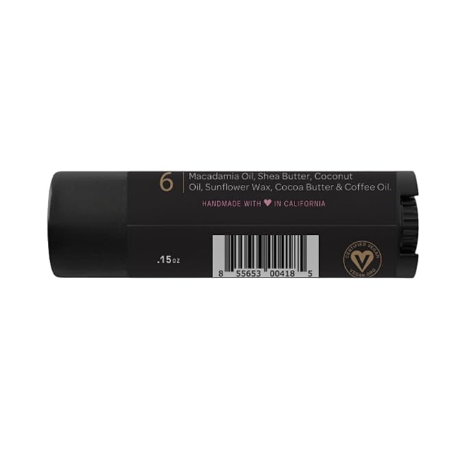 Natural Lip Butter Lip Balm - Coffee - Pure Enough to Eat - Made With Just 6 Vegan Ingredients - 100% Natural & Organic Moisturizing Lip Care for All Day Hydration (4-Pack)-VivaGrace Women