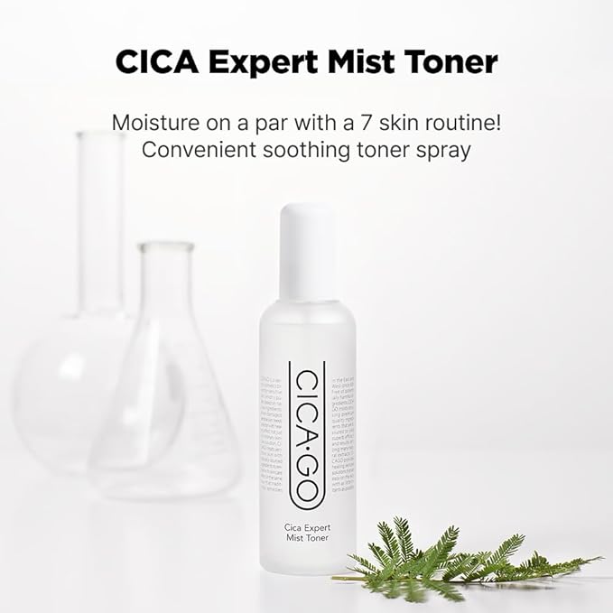 CICA Expert Mist Toner, Alcohol-Free Soothing Facial Mist for Sensitive Skin, Hydrating & Calming Korean Skin Care (5.07 fl.oz/150ml)-VivaGrace Women