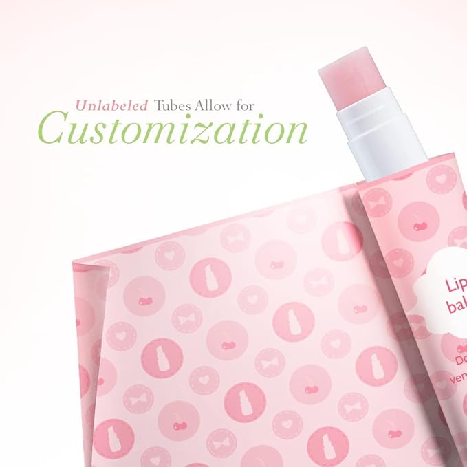 Lip Balm Bulk Unlabeled - Made in USA 150 Pack Cherry Bulk Chapstick - Natural Ingredients Vitamin E Shea Butter - Custom Chapstick Bulk For Party & Wedding Favors-VivaGrace Women