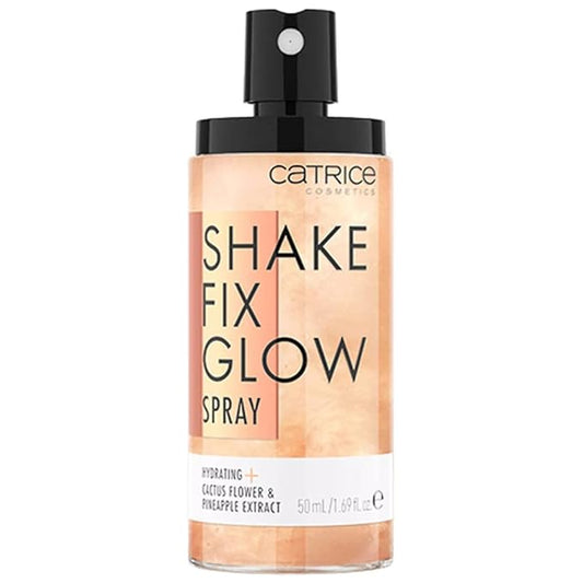 Catrice | Shake Fix Glow Spray | Sets Makeup and Hydrates Skin | Made With Cactus Blossom and Pineapple Extract | Oil Free, Paraben Free, Gluten Free | Vegan & Cruelty Free-VivaGrace Women