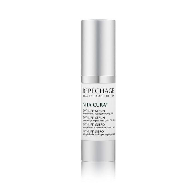 Repechage Vita Cura Opti-Lift Serum - Anti Aging Eye Contour Lifting Effect to Smooth Out Look of Wrinkles and Crow's Feet with Almond Protein, Seaweed Extracts, and Peptides, 15ml /0.5fl oz.-VivaGrace Women