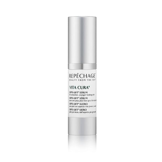 Repechage Vita Cura Opti-Lift Serum - Anti Aging Eye Contour Lifting Effect to Smooth Out Look of Wrinkles and Crow's Feet with Almond Protein, Seaweed Extracts, and Peptides, 15ml /0.5fl oz.-VivaGrace Women
