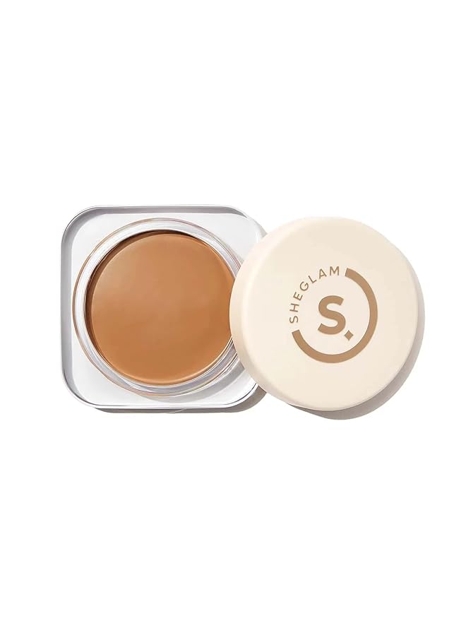 SHEGLAM Hydrating Cream Full Coverage Foundation Balm Long Lasting Concealer Face Foundation for Dry Skin - Earth-VivaGrace Women