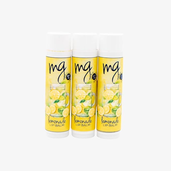 Mad Gab's MG Signature Lemonade Balms with SPF 15 (Pack of 3)-VivaGrace Women