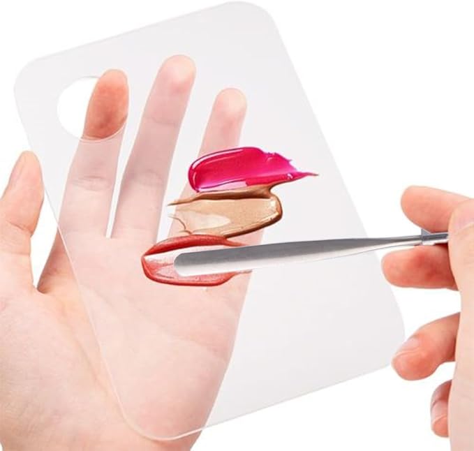 Stainless Steel Nail Art Spatula Cosmetic Makeup Palette Spatula Spoon Cream Stirring Rod Mixing Tool Manicure Accessories For Women-VivaGrace Women