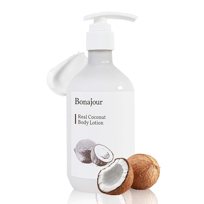 BONAJOUR] Vegan Daily Natural Coconut Oil Body Moisturizer – Treatment Healing Body Care 10.5 Fl. Oz-VivaGrace Women