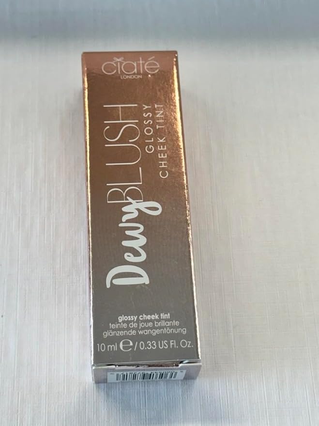Ciaté London Dewy Blush Glossy Cheek Tint, Brightening Yuzu Extract, Detoxing Dragon Fruit Extract, Refreshing Fruit Scent, Coconut - 1-VivaGrace Women