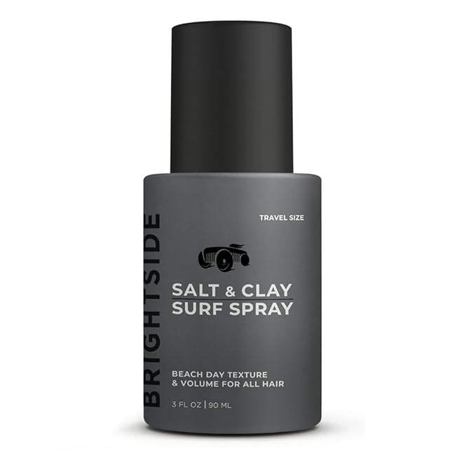 Salt & Clay Surf Spray - Hair Texturizing & Volumizing Spray - Travel Size TSA (3oz) - Sea Salt & Epsom Salt, Natural Clay Blend, Silica, & Green Tea - Beach Style For All Hair Types-VivaGrace Women