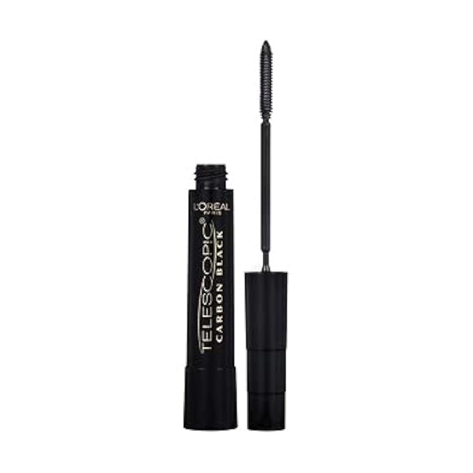 L'Oreal Paris Telescopic Mascara, Carbon Black [935] 0.27 oz (Pack of 12)