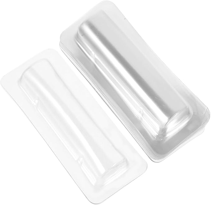 SEWACC 30pcs Clear Plastic Lip Balm Pouches Clear Lipstick Holder Money Card Holder Transparent Lip Balm Window Holder Plastic Domes for Lip Balm-VivaGrace Women