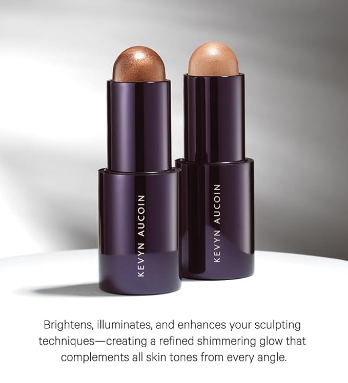Kevyn Aucoin the Lighting Stick, soft light (fair to light skin tones): Makeup complexion enhancer. Reflects light, brightens angles. Made in Italy.-VivaGrace Women