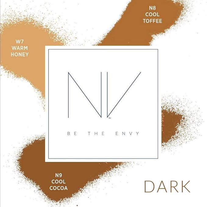 NV BB Perfecting Mist Foundation Buildable Coverage Professional Airbrush Makeup with Plant-based Stem Cell Polypeptides, Vitamins A, D, E and Aloe, 1.5 ounces, Cool Cocoa-VivaGrace Women