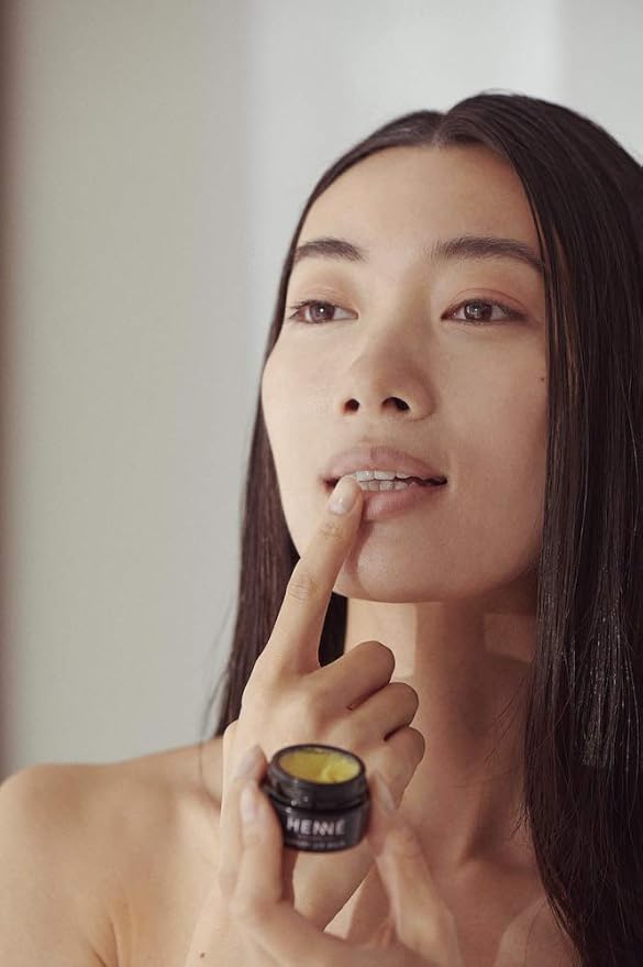 Henné Organics Luxury Lip Balm - Natural and Organic Moisturizer - 0.35 Ounce Jar-VivaGrace Women