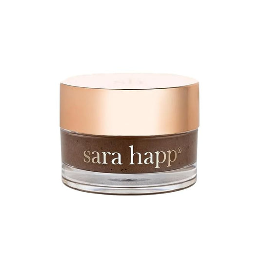 Sara Happ The Lip Scrub: Vanilla Bean Sugar Scrub for Dry Lips - Gently Exfoliate, Polish, and Revitalize Lips with Vitamin E and Jojoba & Grape Oils, Vegan, 0.5 oz.-VivaGrace Women