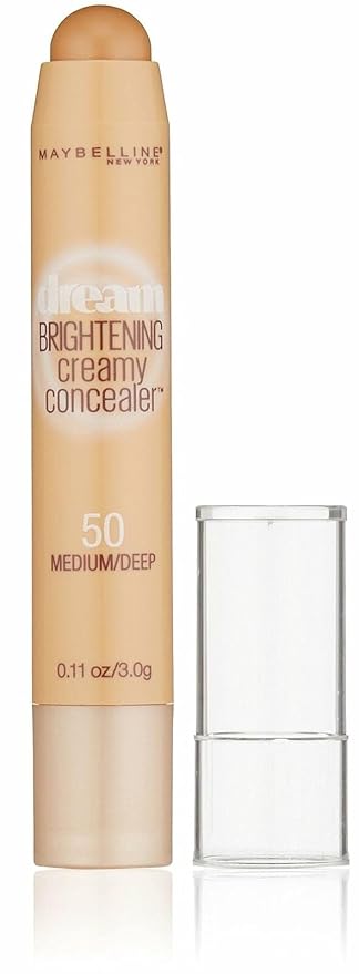 Maybelline New York Dream Brightening Creamy Concealer, Medium/Deep, 0.11 oz.-VivaGrace Women