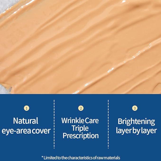 Korean skin care TheYEON Ectoin Vital Conceal Eye Cream for Dark Circle / 20ml 0.67 fl. oz/Concealer, Hydrates, Covers, Wrinkles and Puffiness, Anti Aging-VivaGrace Women