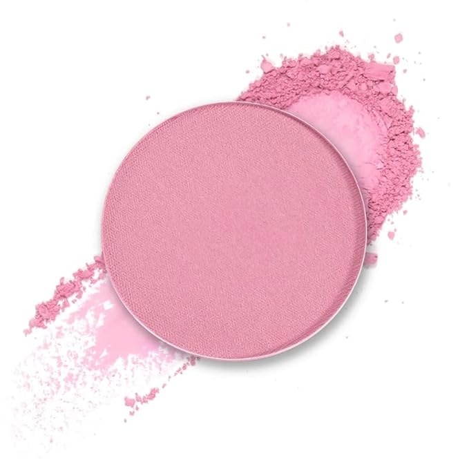 Besame Cosmetics - Touch of Pink Blush Refill, Pressed Powder Travel Compact Blush Refill-VivaGrace Women