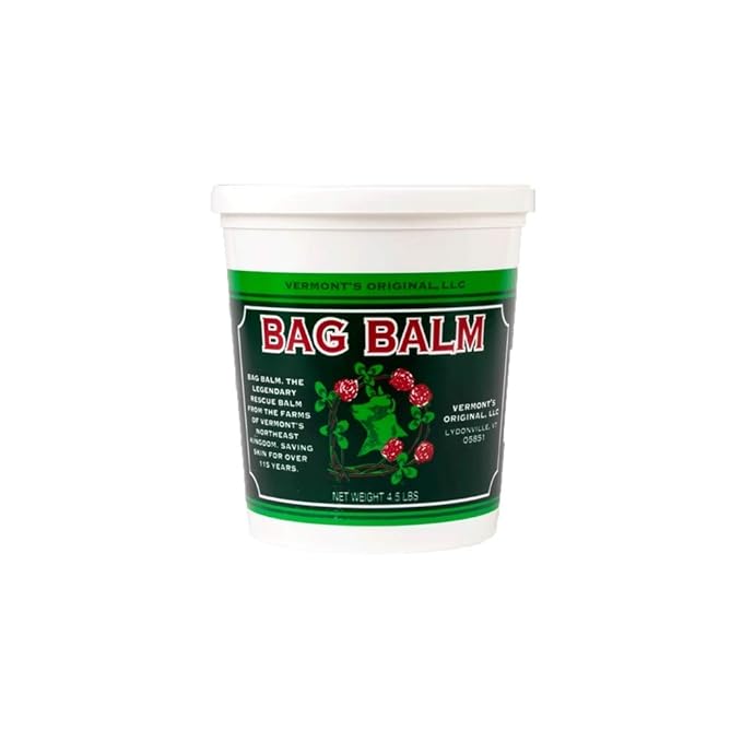 Bag Balm Vermont's Original Hand & Skin Moisturizer, Cracked Heels Treatment, Dry Hands & Dogs Ointment - 72oz Pail-VivaGrace Women