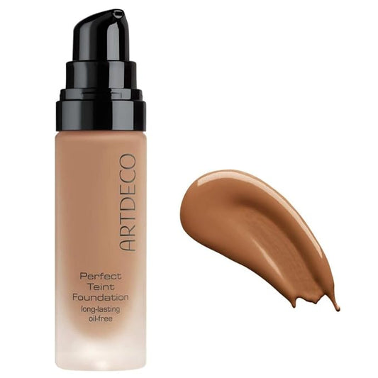 ARTDECO Perfect Teint Foundation - Warm Butter Pecan - Lightweight Liquid Formula - Medium to Full Coverage - Without Mask-Like Effect - Vegan Makeup - Hyaluron - 0.67 Fl Oz-VivaGrace Women