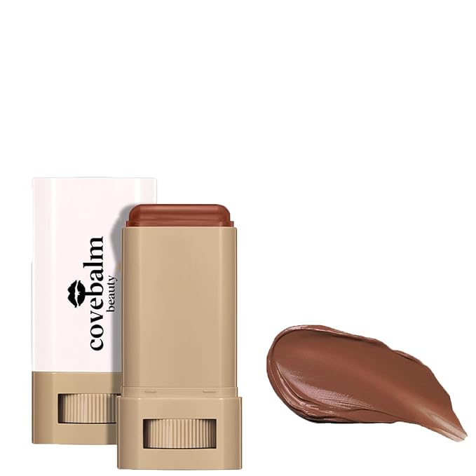 Cove Balm Beauty Skin Tint,Solid Tinted Serum Boosted Skin Tint Balm, Facial Color Correct, Radiant & Dewy Finish, Face Tinted Foundation, Covebalm Foundation Stick For Face Makeup (#02)-VivaGrace Women