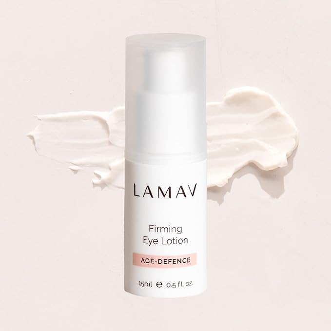 LAMAV Firming Eye Lotion - 7 Potent Actives, Anti-wrinkle Properties, Increases Skin Firmness, Anti-Aging Eye Cream, Cruelty-Free, Reduces Dark Circles-VivaGrace Women