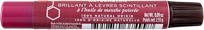 Burt's Bees Lip Shimmer, Watermelon 0.09 oz (Pack of 5)-VivaGrace Women