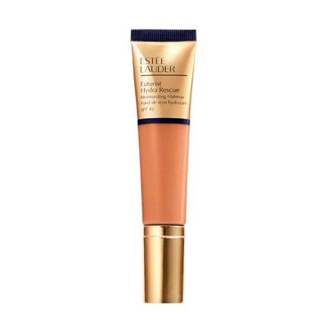 Estée Lauder Futurist Hydra Rescue Moisturizing Foundation SPF 45, 12 Hour Glow, 1.2 oz., 5W1 Bronze-VivaGrace Women
