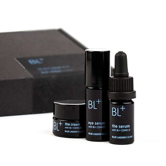 Blue Lagoon - BL+ Award Winners Kit, BL+ Eye Serum, BL+ The Serum, BL+ The Cream (20% Savings - $268 Value) | Sustainable, Bioactive Luxury Skincare (3-Piece Set)-VivaGrace Women