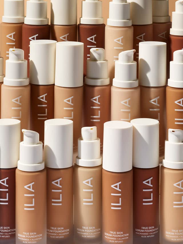 ILIA - True Skin Serum Foundation | Non-comedogenic, Cruelty-Free, Vegan, Weightless Feel, Buildable Coverage, Safe For Sensitive Skin (Iona SF10.25)-VivaGrace Women