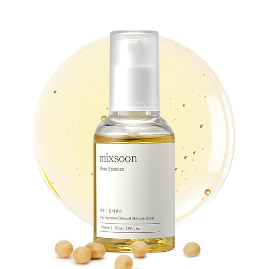mixsoon Bean Essence, Vegansnail, Exfoliating Essence for face, Hydrating Korean Skin Care,Glassskin 1.69 fl.oz/50ml-VivaGrace Women