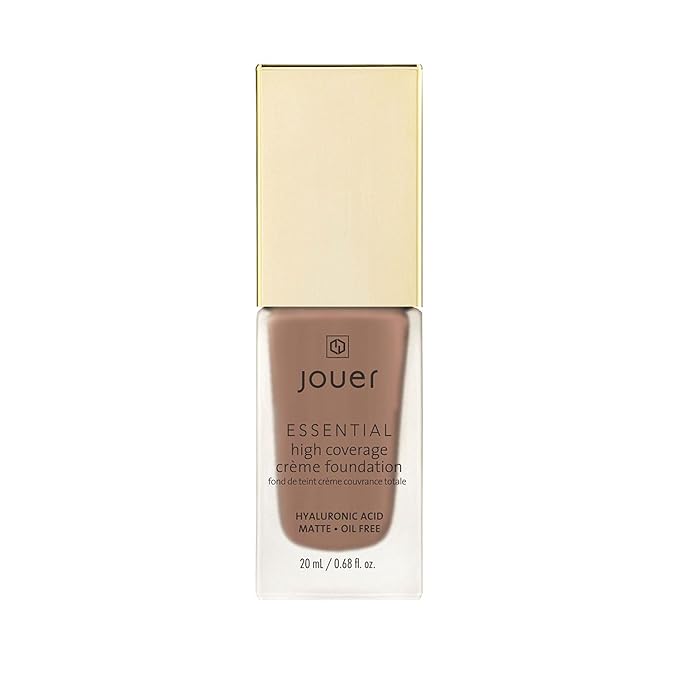 Jouer Essential High Coverage Crème Foundation | Men & Women | Available in 50 Shades for All Skin Tones | Healthy Ingredients | Paraben, Gluten & Cruelty Free | Vegan Friendly-VivaGrace Women