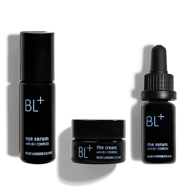 Blue Lagoon - BL+ Award Winners Kit, BL+ Eye Serum, BL+ The Serum, BL+ The Cream (20% Savings - $268 Value) | Sustainable, Bioactive Luxury Skincare (3-Piece Set)-VivaGrace Women