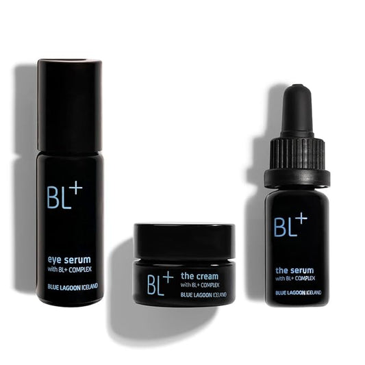 Blue Lagoon - BL+ Award Winners Kit, BL+ Eye Serum, BL+ The Serum, BL+ The Cream (20% Savings - $268 Value) | Sustainable, Bioactive Luxury Skincare (3-Piece Set)-VivaGrace Women