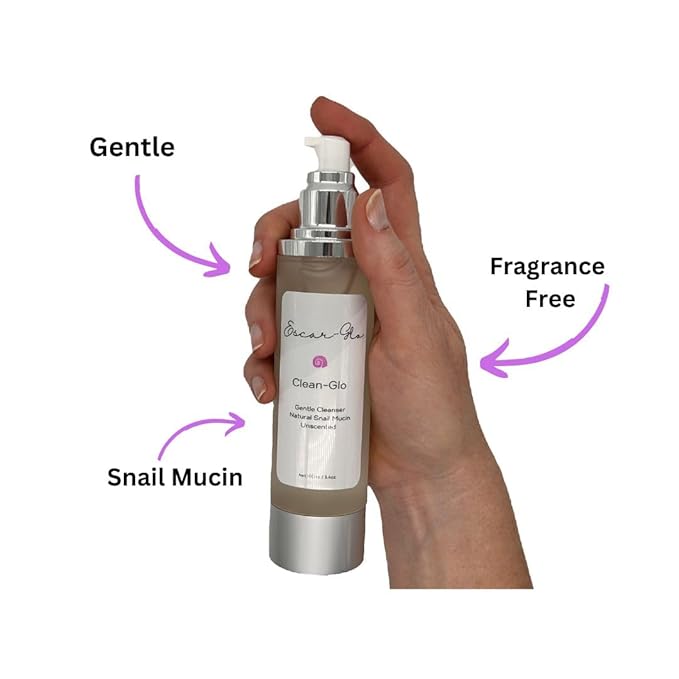 Trio Snail Mucin Unscented Cleanser, Toner and Moisturizer Skin Care Set, White-VivaGrace Women