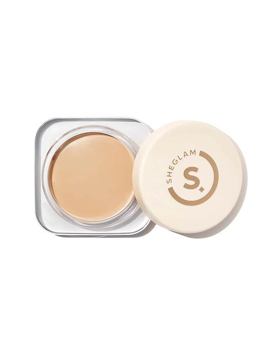 SHEGLAM Hydrating Cream Full Coverage Foundation Balm Long Lasting Concealer Face Foundation for Dry Skin - Shell-VivaGrace Women