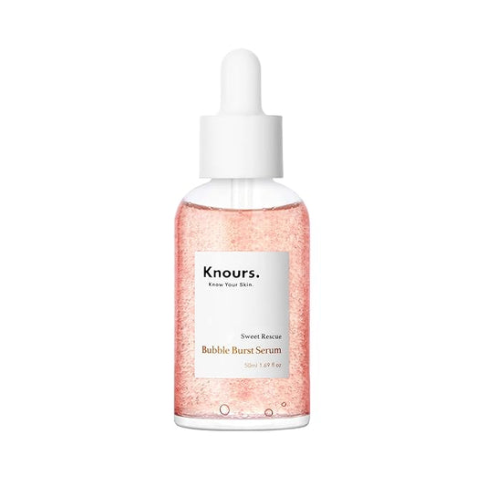 Knours. Balancing 5xHA+Gromwell Root oil Bubble Burst Serum w/ 59% Rose Water Niacinamide, Retinal Hydrating Healthy Serum for Improved Tone & Texture EWG Verified Clean Beauty 50ml/1.69fl. oz.-VivaGrace Women