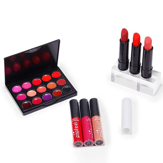 28 Pieces Makeup Kit for Women Full Kit, Eyeshadow Palette,Lip Gloss Set,Lipstick,Blush,Foundation,Concealer,Mascara,Eyebrow Pencil,Include Makeup Brush Set,Professional Makeup Kit for Teens-VivaGrace Women